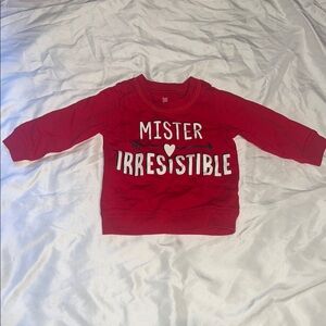 Mister Irresistible Red Kids Sweatshirt